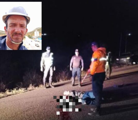 Municipio Tocópero| Muerto por arrollamiento