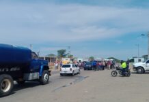 Coro| Reportan protesta en Río Seco