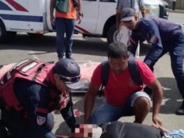 Sexagenario cayó de una unidad de transporte público