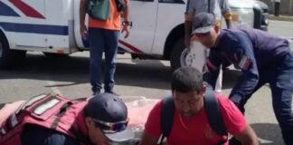 Sexagenario cayó de una unidad de transporte público