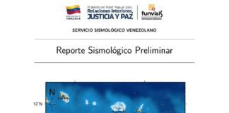 Funvisis registró temblor de magnitud 4.2 al Este de La Guaira