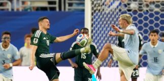 Uruguay rescata un empate ante Arabia Saudita