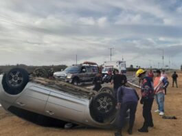 Municipio Los Taques| Vuelco de vehículo con daños materiales