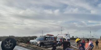 Municipio Los Taques| Vuelco de vehículo con daños materiales