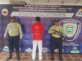 Policarirubana captura a sujeto solicitado y responsable de intento de abuso