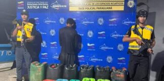 Persecución en Amuay deja un detenido y recuperación de material estratégico