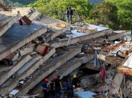 Reporte oficial de terremotos: 2.645 fallecidos