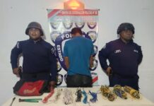 Atrapan en persecución a joven con cableado eléctrico en Judibana