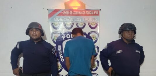Atrapan en persecución a joven con cableado eléctrico en Judibana