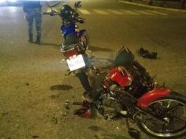 Colisión de motos en el municipio Sucre deja tres heridos