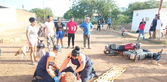 Colisión de motos en Sabana Larga deja dos lesionados