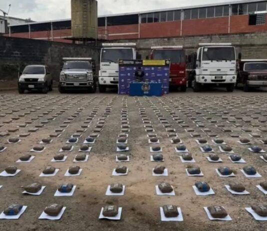 Incautan más de 470 kilos de droga y una flota de vehículos en Bailadores