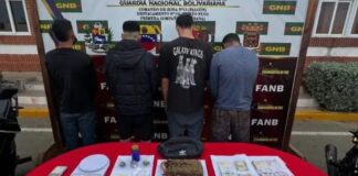 GNB desmantela red con droga, motos y efectivo en Campo Médico