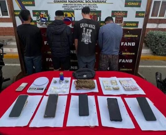 GNB desmantela red con droga, motos y efectivo en Campo Médico