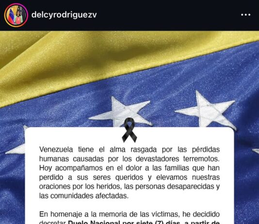 Ejecutivo decreta siete días de duelo nacional