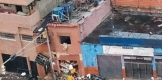 Vídeo| Deflagración por fuga de gas en local comercial deja dos heridos y daños estructurales