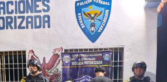¡Operación Búho en acción! Funcionarios de la Brigada Motorizada neutralizan a sujetos que desafiaron a la autoridad en Coro