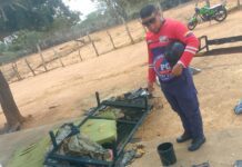 Dos adultos resultan ilesos tras incendio de su vivienda en Jadacaquiva