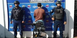 Cayó motorizado tras violenta persecución y agredir a policía en Mauroa