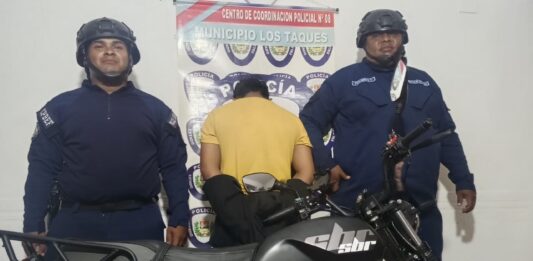 Motorizado se puso violento y quedó a disposición del Ministerio Público