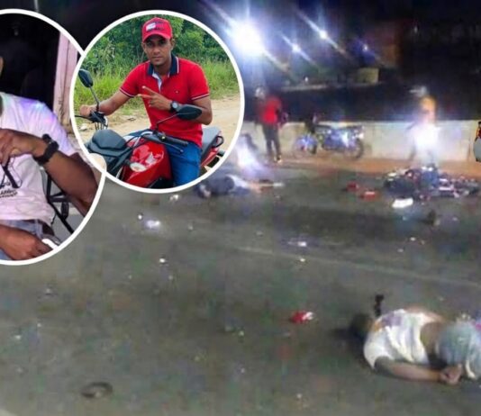 Tragedia en la Chema Saher: Colisión de motos tiñe de sangre la noche del domingo en Coro