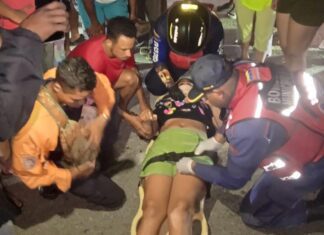 Colisión de motos en la avenida Hugo Chávez deja una mujer hospitalizada