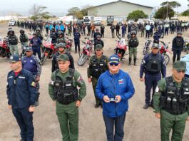 Policía de Falcón lidera despliegue mixto para blindar la seguridad en Paraguaná
