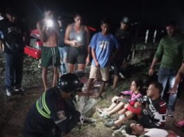 Accidente vial en la Morón – Coro en el sector «El Torito» deja dos lesionados en vuelco