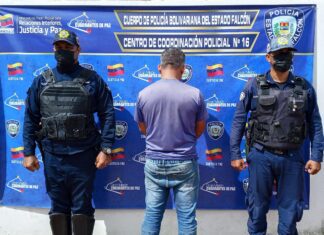 ¡Cayó uno de los diez más buscados! Policía de Falcón captura solicitado por homicidio en Mauroa
