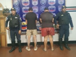 Polifalcón aprehendió a dos sujetos por alteración al orden público en Chichiriviche