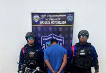 Detenido bloquero en Coro tras reaccionar violentamente durante un procedimiento