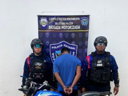 Detenido bloquero en Coro tras reaccionar violentamente durante un procedimiento