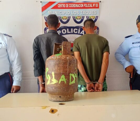 Caen “El Changeron» y su cómplice tras hurtar y vender una bombona de gas en Los Taques