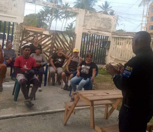 Conformado el Comité de Seguridad y Prevención para la Paz en el sector La Curvita de Chichiriviche
