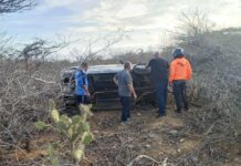 ¡Milagro en la vía! Conductor sobrevive a aparatoso vuelco en Los Taques