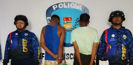 Polifalcón captura a dos delincuentes que saquearon el comedor de una escuela en el municipio Colina