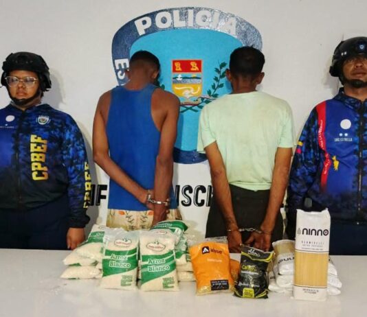 Polifalcón captura a dos delincuentes que saquearon el comedor de una escuela en el municipio Colina