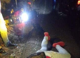 Vídeo| Accidente de tránsito en Terranova deja a un delivery lesionado