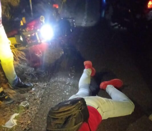 Vídeo| Accidente de tránsito en Terranova deja a un delivery lesionado