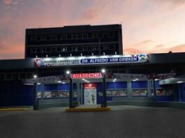 Despliegue policial controló situación irregular en el hospital de Coro tras el ingreso de un herido de bala