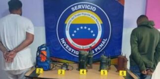 Sipef detuvo a dos hombres por hurto en Punto Fijo