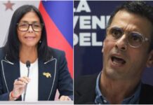 Capriles criticó llamado de Delcy Rodríguez a ahorrar agua y electricidad