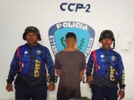 Irrumpía en una embarcación en La Vela, destrozó las instalaciones y cayó directo a la policía