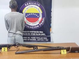 Sipef saca de circulación dos escopetas en Mirimire