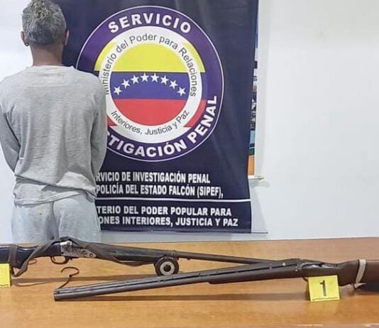 Sipef saca de circulación dos escopetas en Mirimire