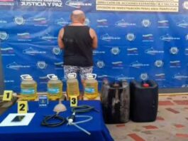 CPNB lo atrapa con 240 litros de gasolina en Tacuato