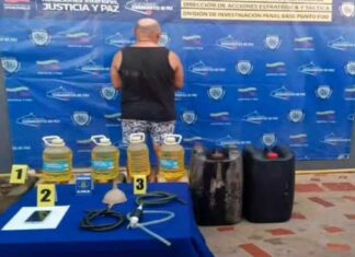 CPNB lo atrapa con 240 litros de gasolina en Tacuato