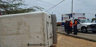 Distracción al volante deja un lesionado en la intercomunal Alí Primera