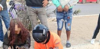 Dos lesionados deja deslizamiento de moto en la intercomunal Punto Fijo – Punta Cardón