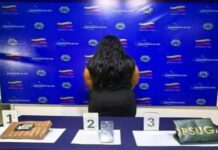 Detenida mujer con más de medio kilo de marihuana en el sector Alí Primera